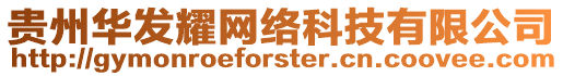 貴州華發(fā)耀網(wǎng)絡(luò)科技有限公司