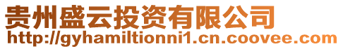 贵州盛云投资有限公司