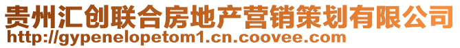 貴州匯創(chuàng)聯(lián)合房地產(chǎn)營銷策劃有限公司