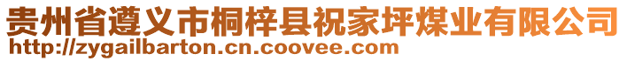 貴州省遵義市桐梓縣祝家坪煤業(yè)有限公司