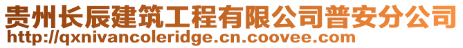 貴州長辰建筑工程有限公司普安分公司