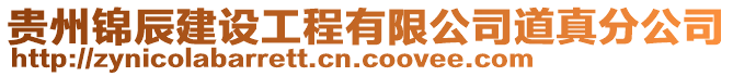 貴州錦辰建設(shè)工程有限公司道真分公司