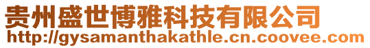 貴州盛世博雅科技有限公司