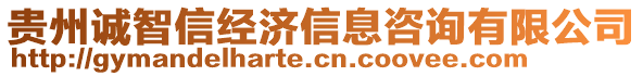 貴州誠智信經(jīng)濟(jì)信息咨詢有限公司