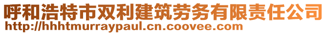 呼和浩特市雙利建筑勞務有限責任公司