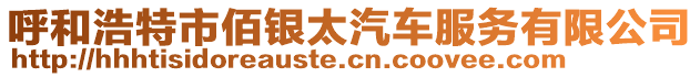 呼和浩特市佰銀太汽車服務有限公司