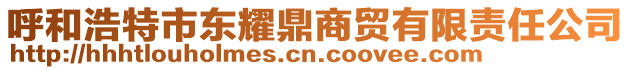 呼和浩特市東耀鼎商貿(mào)有限責(zé)任公司