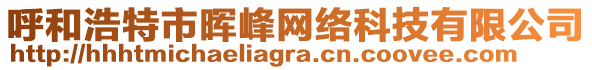 呼和浩特市暉峰網(wǎng)絡(luò)科技有限公司