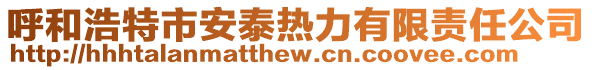 呼和浩特市安泰熱力有限責(zé)任公司