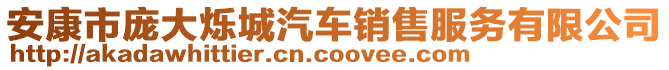 安康市龐大爍城汽車銷售服務(wù)有限公司