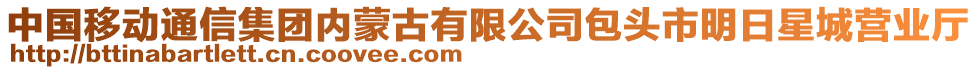 中國(guó)移動(dòng)通信集團(tuán)內(nèi)蒙古有限公司包頭市明日星城營(yíng)業(yè)廳