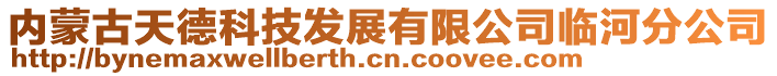 内蒙古天德科技发展有限公司临河分公司