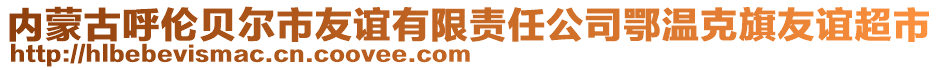 內蒙古呼倫貝爾市友誼有限責任公司鄂溫克旗友誼超市