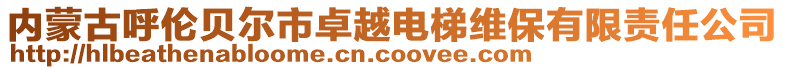 內(nèi)蒙古呼倫貝爾市卓越電梯維保有限責(zé)任公司