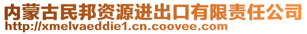 內(nèi)蒙古民邦資源進出口有限責任公司