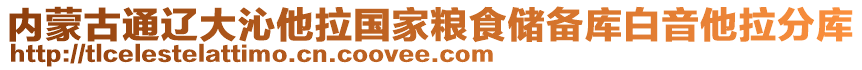 內(nèi)蒙古通遼大沁他拉國家糧食儲備庫白音他拉分庫