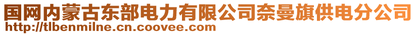 國(guó)網(wǎng)內(nèi)蒙古東部電力有限公司奈曼旗供電分公司