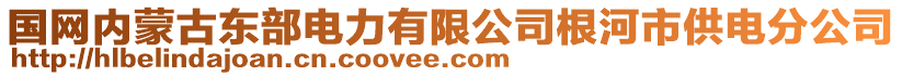 國(guó)網(wǎng)內(nèi)蒙古東部電力有限公司根河市供電分公司