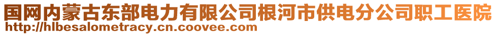 國網(wǎng)內(nèi)蒙古東部電力有限公司根河市供電分公司職工醫(yī)院