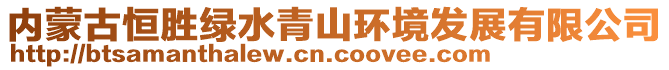 內(nèi)蒙古恒勝綠水青山環(huán)境發(fā)展有限公司