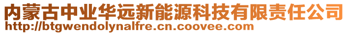 内蒙古中业华远新能源科技有限责任公司