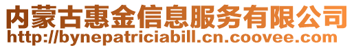 內(nèi)蒙古惠金信息服務有限公司