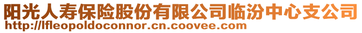 陽光人壽保險股份有限公司臨汾中心支公司