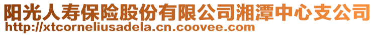 陽光人壽保險股份有限公司湘潭中心支公司