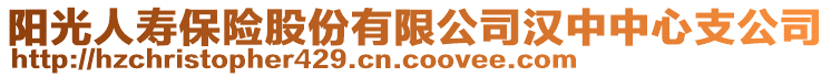 阳光人寿保险股份有限公司汉中中心支公司