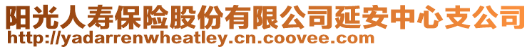 陽光人壽保險(xiǎn)股份有限公司延安中心支公司