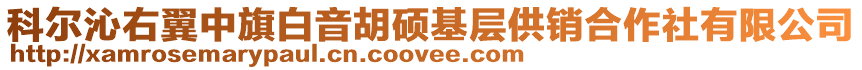 科爾沁右翼中旗白音胡碩基層供銷合作社有限公司