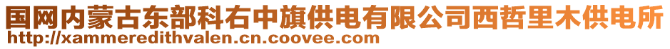 國網(wǎng)內(nèi)蒙古東部科右中旗供電有限公司西哲里木供電所