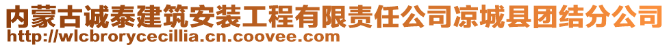 内蒙古诚泰建筑安装工程有限责任公司凉城县团结分公司