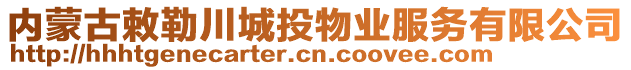 內(nèi)蒙古敕勒川城投物業(yè)服務(wù)有限公司