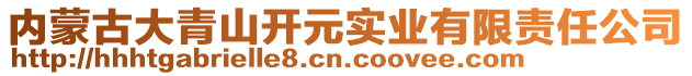 內(nèi)蒙古大青山開元實業(yè)有限責任公司