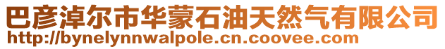 巴彦淖尔市华蒙石油天然气有限公司