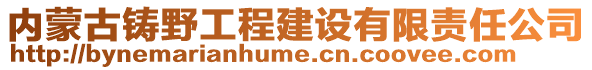 內(nèi)蒙古鑄野工程建設(shè)有限責(zé)任公司