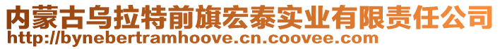 內(nèi)蒙古烏拉特前旗宏泰實(shí)業(yè)有限責(zé)任公司