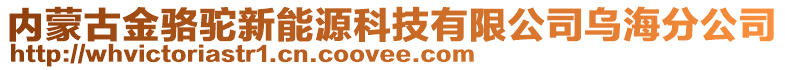 內(nèi)蒙古金駱駝新能源科技有限公司烏海分公司