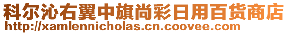 科爾沁右翼中旗尚彩日用百貨商店