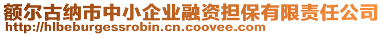 額爾古納市中小企業(yè)融資擔保有限責任公司