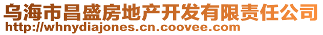 烏海市昌盛房地產(chǎn)開發(fā)有限責(zé)任公司