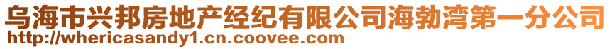 烏海市興邦房地產(chǎn)經(jīng)紀(jì)有限公司海勃灣第一分公司