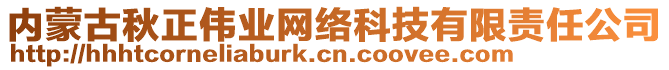 內(nèi)蒙古秋正偉業(yè)網(wǎng)絡(luò)科技有限責(zé)任公司