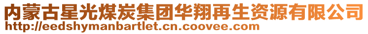 內(nèi)蒙古星光煤炭集團(tuán)華翔再生資源有限公司