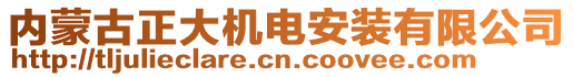 內(nèi)蒙古正大機電安裝有限公司