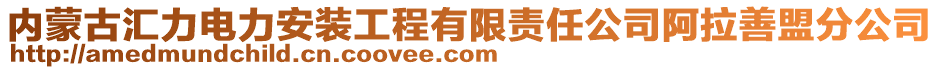 內(nèi)蒙古匯力電力安裝工程有限責(zé)任公司阿拉善盟分公司