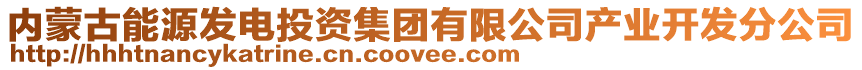 內蒙古能源發(fā)電投資集團有限公司產業(yè)開發(fā)分公司