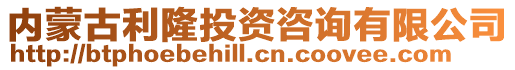 內(nèi)蒙古利隆投資咨詢有限公司