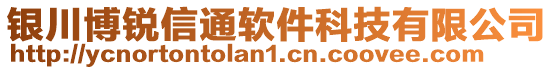 銀川博銳信通軟件科技有限公司